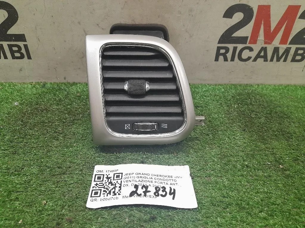 Griglia Condotto Ventilazione Porta ANT DX 17499F Jeep Grand Cherokee IV 2011