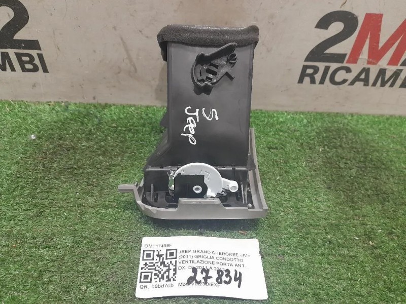 Griglia Condotto Ventilazione Porta ANT DX 17499F Jeep Grand Cherokee IV 2011