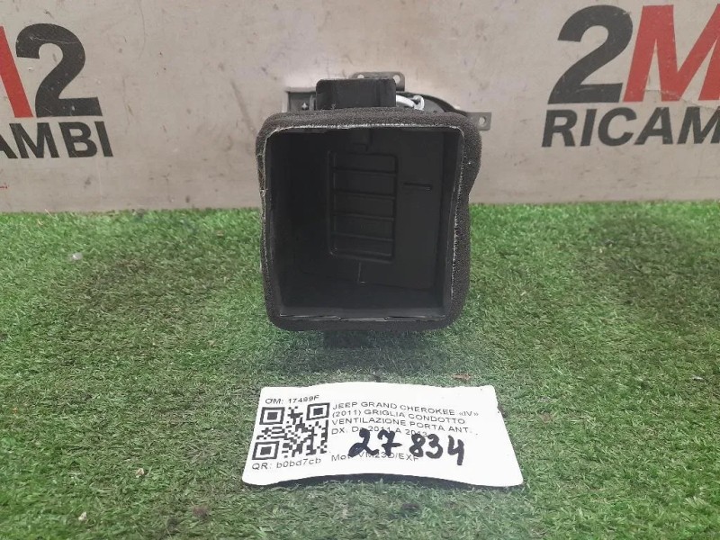 Griglia Condotto Ventilazione Porta ANT DX 17499F Jeep Grand Cherokee IV 2011