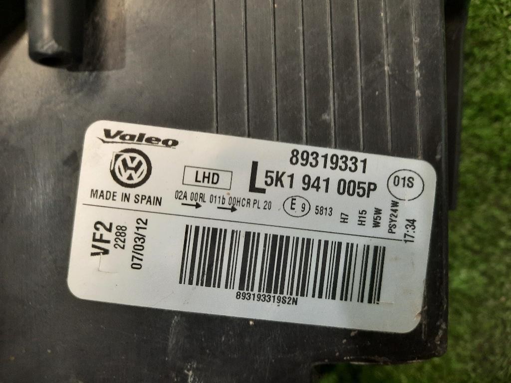 Proiettore ANT SX 5K1941005P Volkswagen GOLF VI 2009