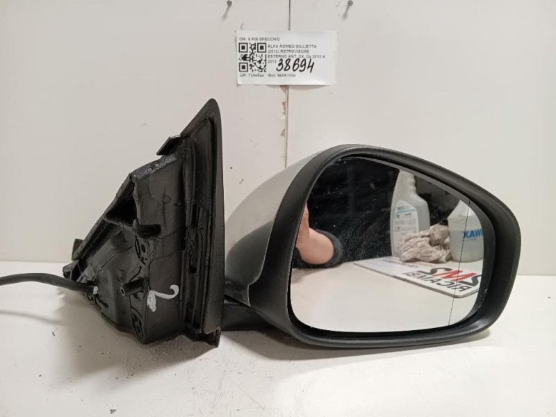 Griglia Copertura Cunetta Acqua SX 156073233 Alfa Romeo 159 2006