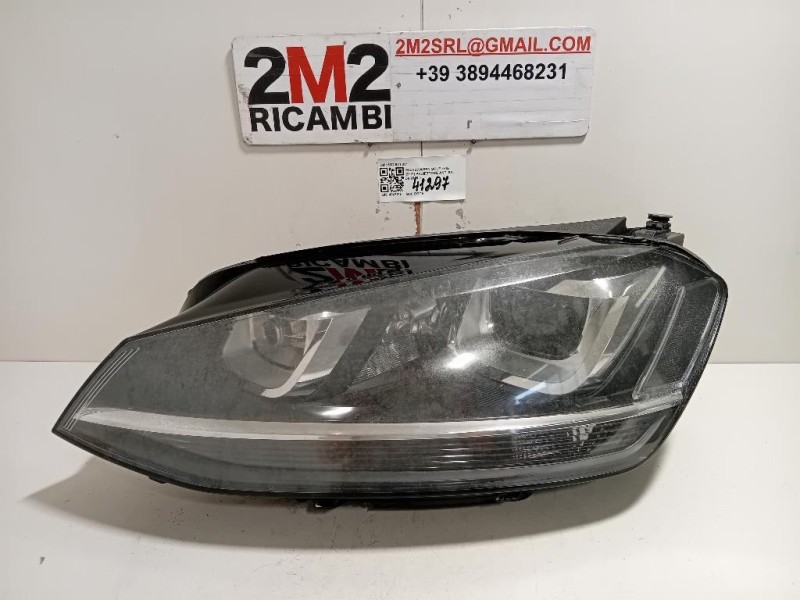 Proiettore ANT SX 5G2941031 DANNO IN FOTO Volkswagen GOLF VII 2017