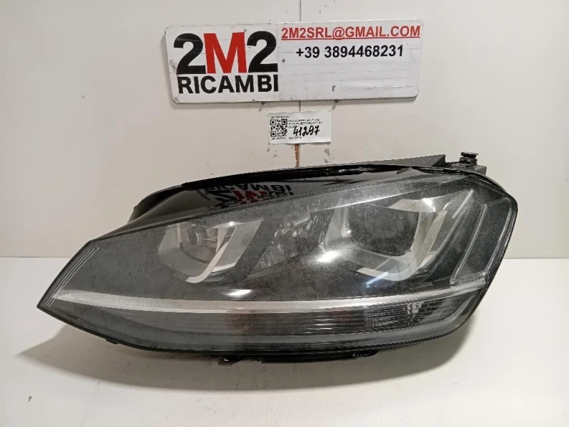Proiettore ANT SX 5G2941031 DANNO IN FOTO Volkswagen GOLF VII 2017