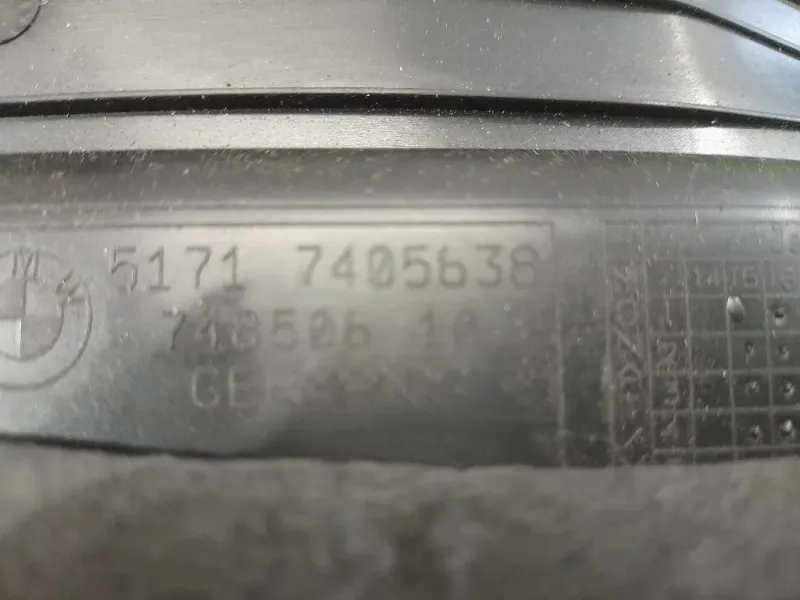 Griglia Copertura Cunetta Acqua SX 7405638 Bmw Serie 3 F30 Berlina 2012