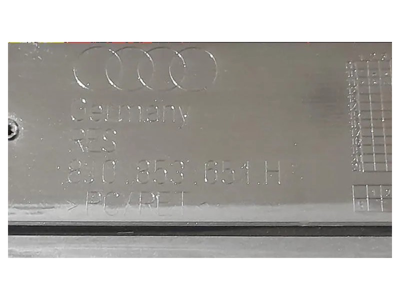 Griglia DI Ventilazione Paraurti ANT 8V3853037 Audi A3 8VA Sportback 2012