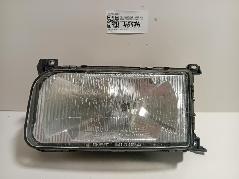 Proiettore ANT SX 13347900 Volkswagen Passat III 1994