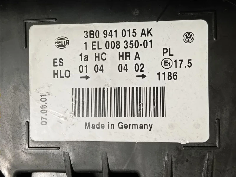 Proiettore ANT SX 3B0 941 015 AK Volkswagen Passat IV Variant 2000