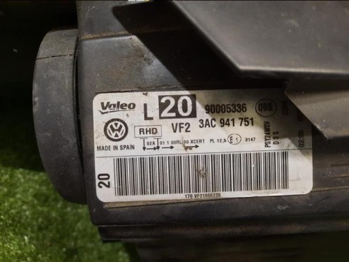 Proiettore ANT SX 3AC941751 Volkswagen Passat VI 2011