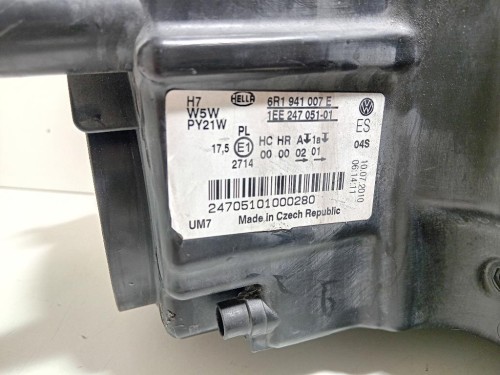 Proiettore ANT SX 6R1 941 007 E DIFFETTI Volkswagen POLO V 2006