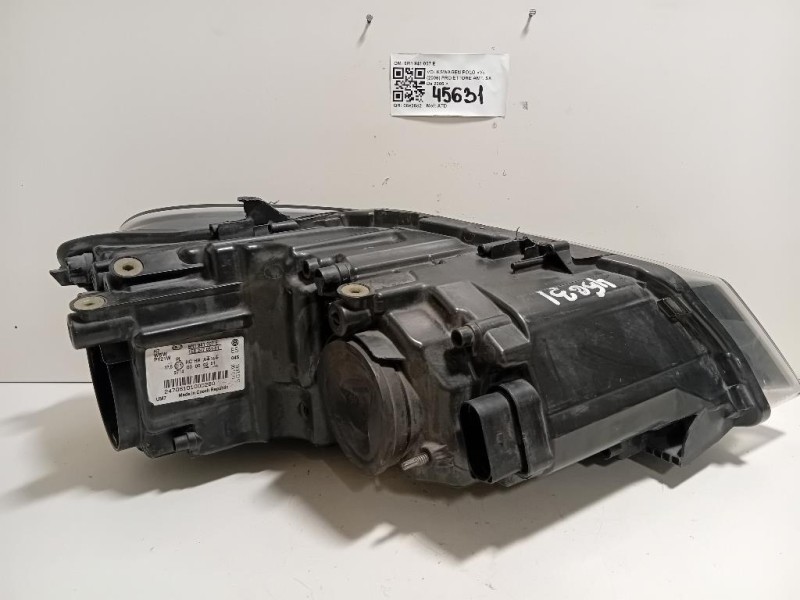 Proiettore ANT SX 6R1 941 007 E DIFFETTI Volkswagen POLO V 2006