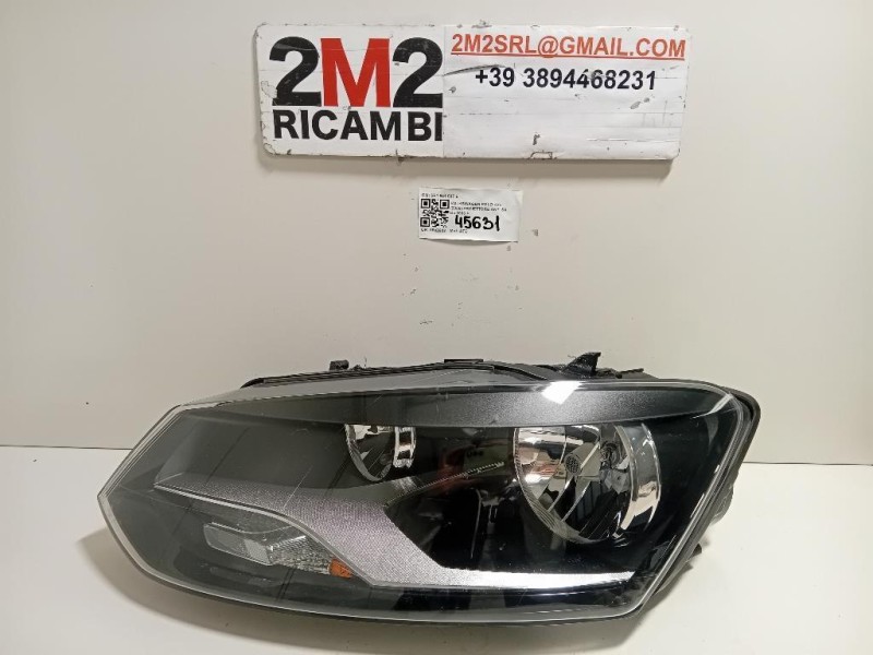 Proiettore ANT SX 6R1 941 007 E DIFFETTI Volkswagen POLO V 2006