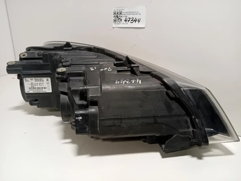 Proiettore ANT SX 6R2 941 007 F Volkswagen POLO V 2006