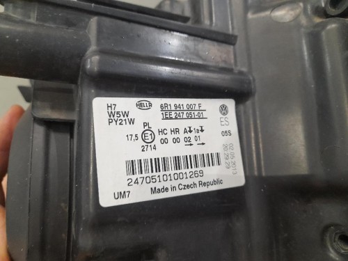 Proiettore ANT SX 6R1941007F Volkswagen POLO VI 2009