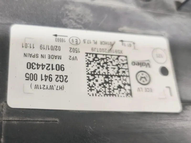 Proiettore ANT SX 2G2941005 Volkswagen POLO VII 2017