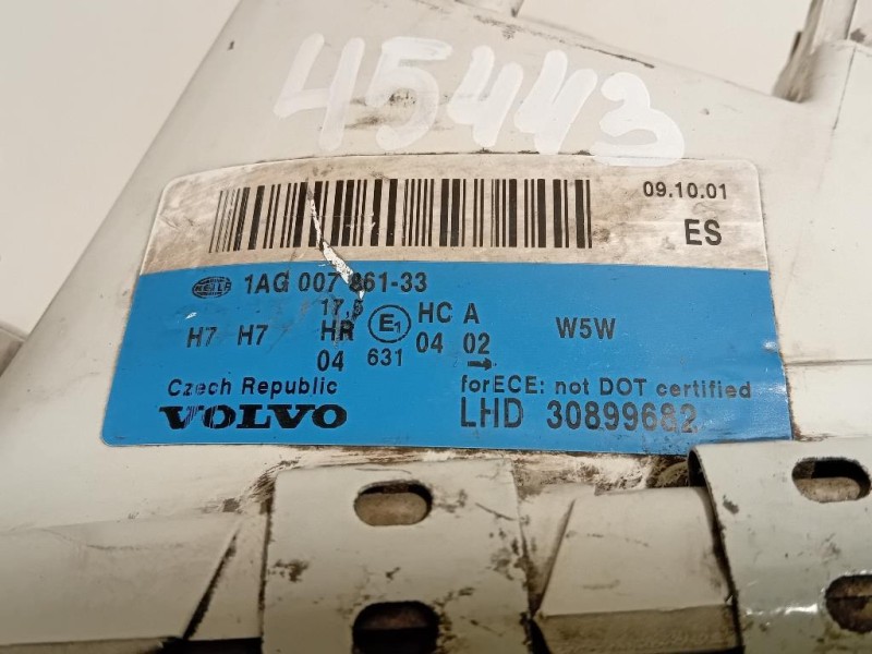 Proiettore ANT SX 1AG 007 861-33 Volvo V40 I 1996