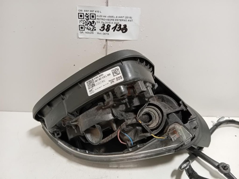 Retrovisore Esterno ANT DX 8W1857410L 12 FILE Audi A4 8W5 Avant 2015