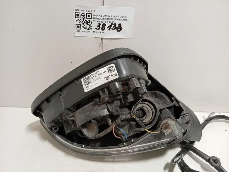 Retrovisore Esterno ANT DX 8W1857410L 12 FILE Audi A4 8W5 Avant 2015