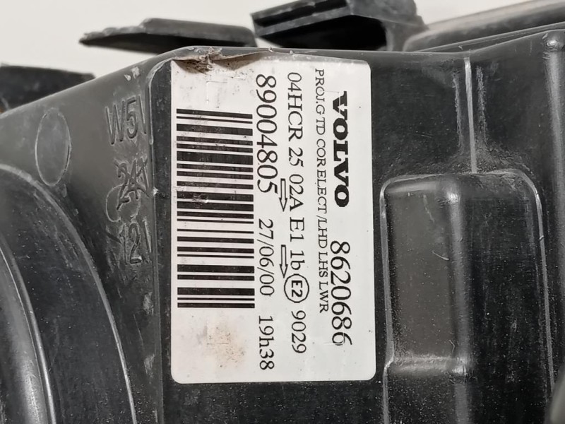 Proiettore ANT SX 8620687 Volvo V70 II 2000