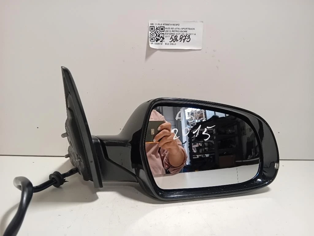 Retrovisore Esterno ANT DX 11 FILE 8T8857410C3FZ Audi A5 8TA Sportback 2012