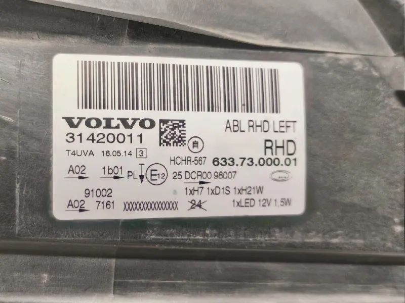 Proiettore ANT SX 31420011 Volvo XC70 III 2013