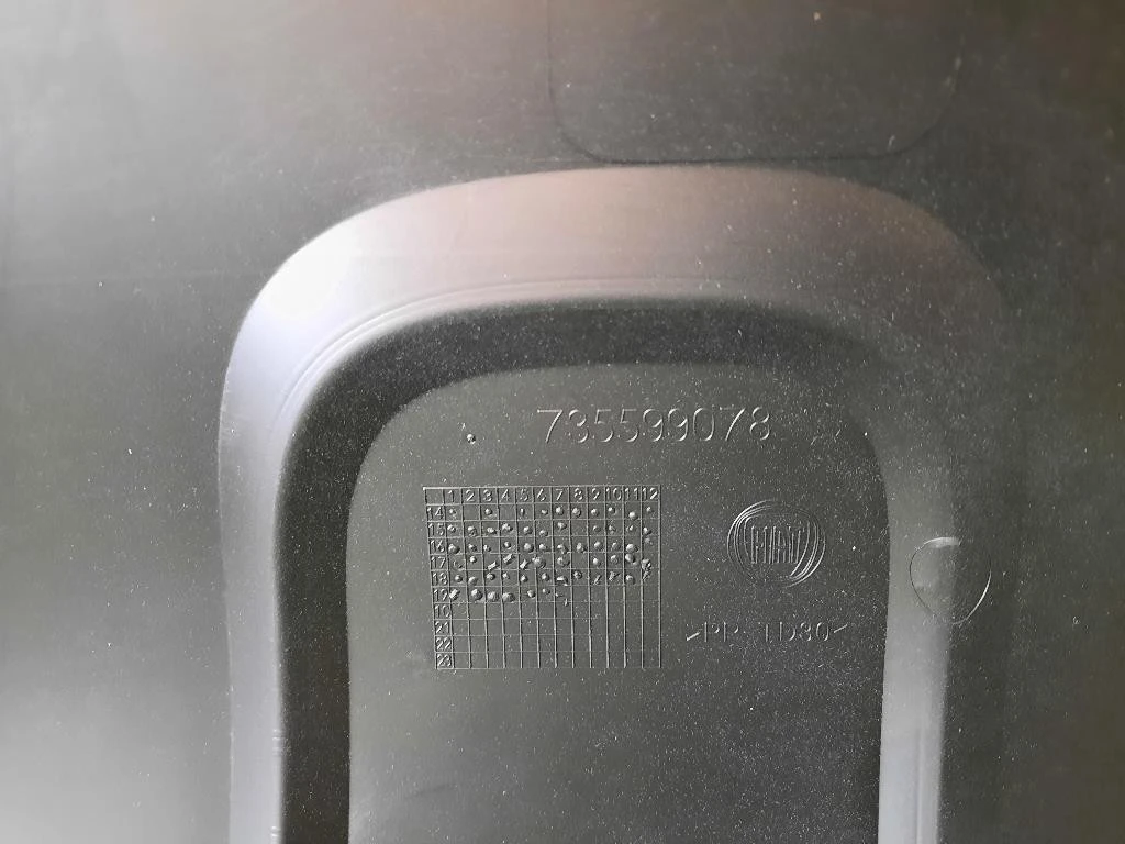 Protezione Antiurto INF POST 7355998078 Fiat Panda III 2012