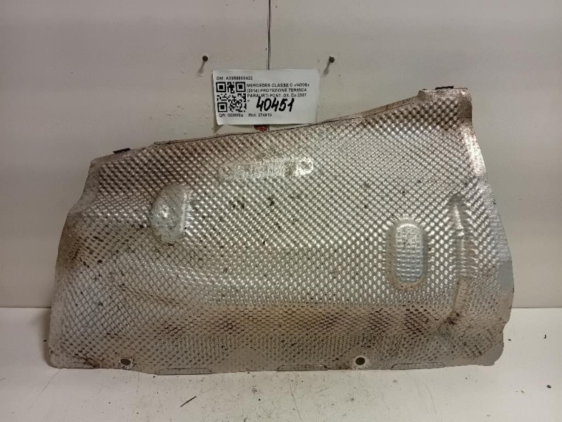 Protezione Termica Paraurti POST DX A2056800422 Mercedes Classe C W205 2014