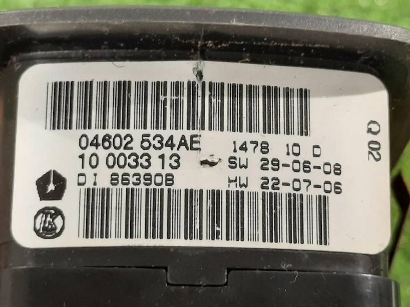 Pulsante Comando Multifunzione SX 04602 534AE PULSANTE ALZACRISTALE ANT SX Fiat Freemont 2011