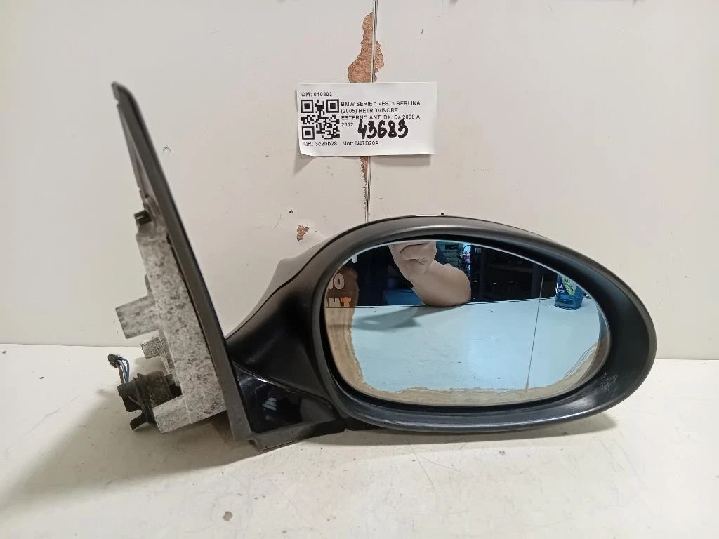 Retrovisore Esterno ANT DX 010803 Bmw Serie 1 E87 Berlina 2005