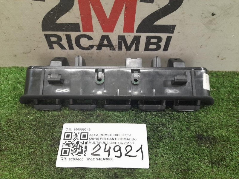 Pulsanti Comando Multifunzione 156099243 Alfa Romeo Giulietta 2010