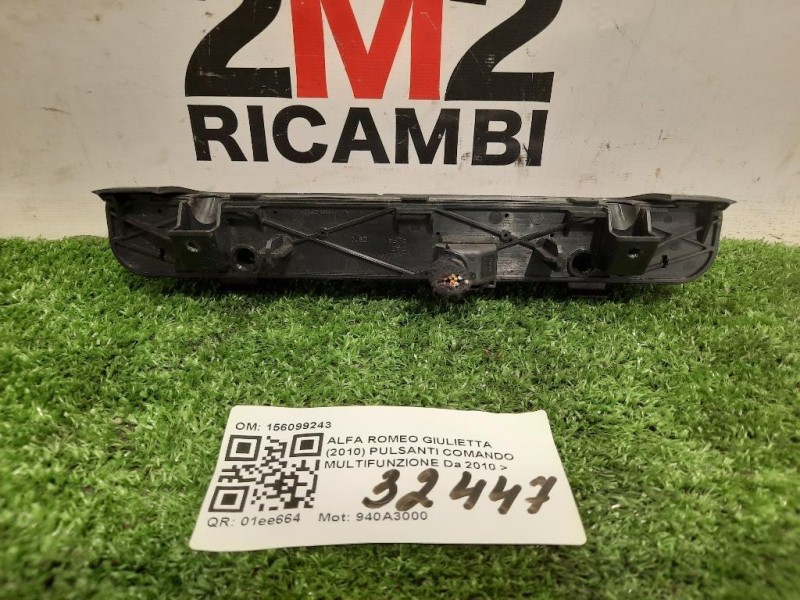 Pulsanti Comando Multifunzione 156099243 Alfa Romeo Giulietta 2010