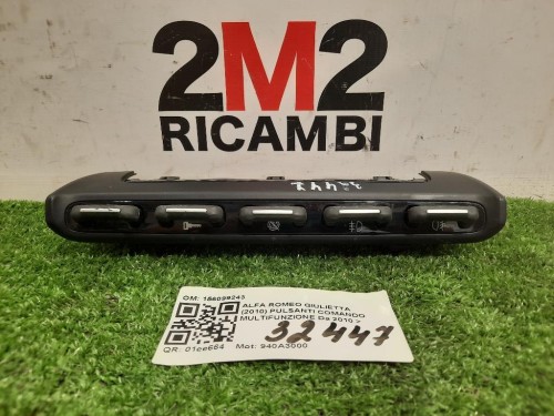 Pulsanti Comando Multifunzione 156099243 Alfa Romeo Giulietta 2010