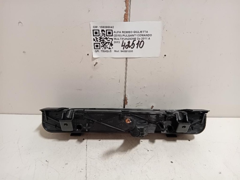 Pulsanti Comando Multifunzione 156095042 Alfa Romeo Giulietta 2010