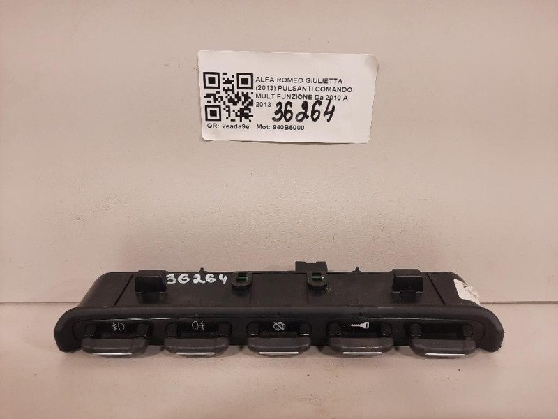 Pulsanti Comando Multifunzione Alfa Romeo Giulietta 2013
