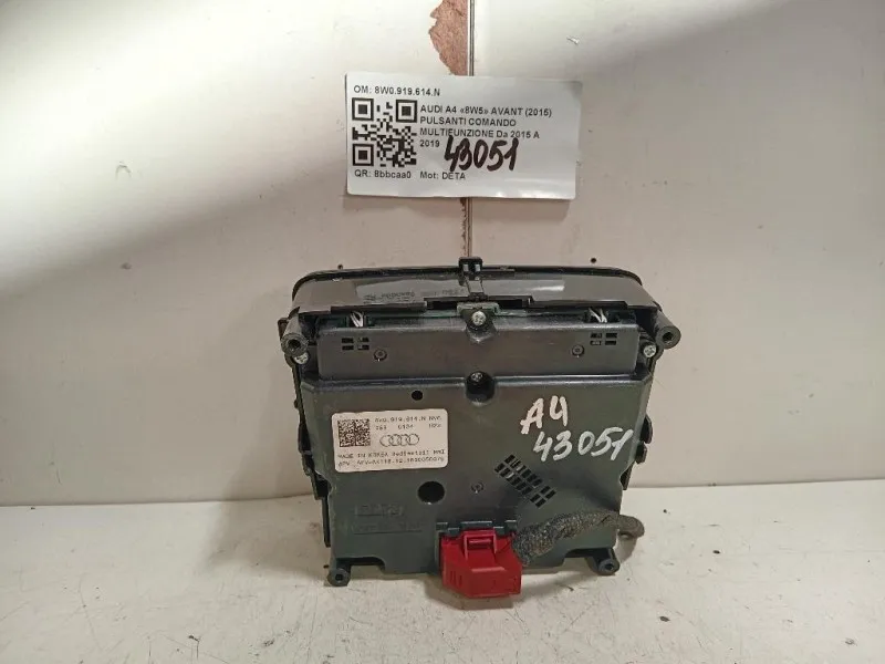 Pulsanti Comando Multifunzione 8W0919614N Audi A4 8W5 Avant 2015
