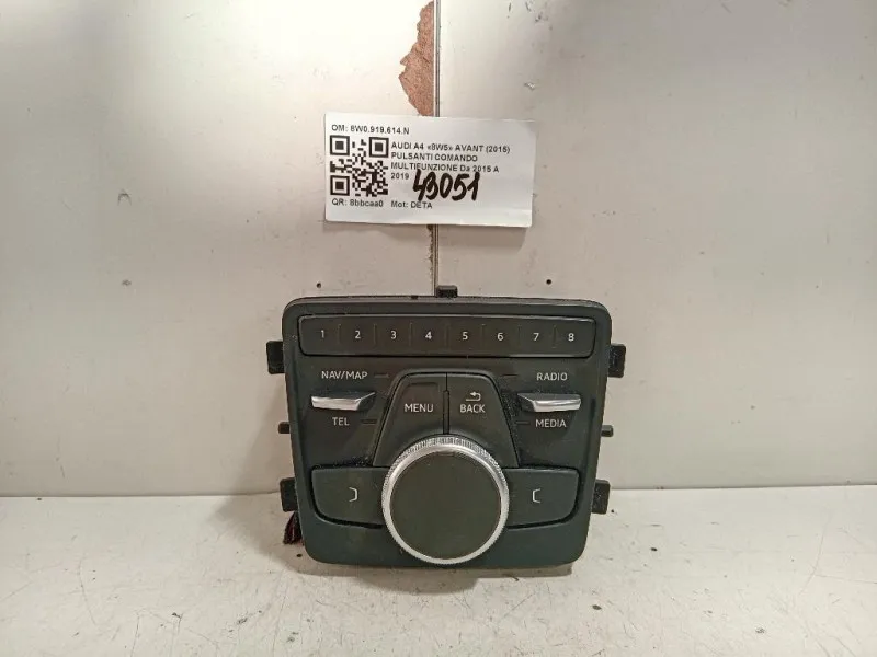 Pulsanti Comando Multifunzione 8W0919614N Audi A4 8W5 Avant 2015