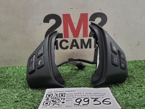 Pulsanti Comando Multifunzione 6764547 6959893 Bmw Serie 3 E90 Berlina 2005