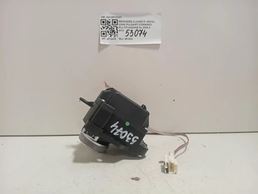 Pulsanti Comando Multifunzione A2128703051 Mercedes Classe E W212 2009