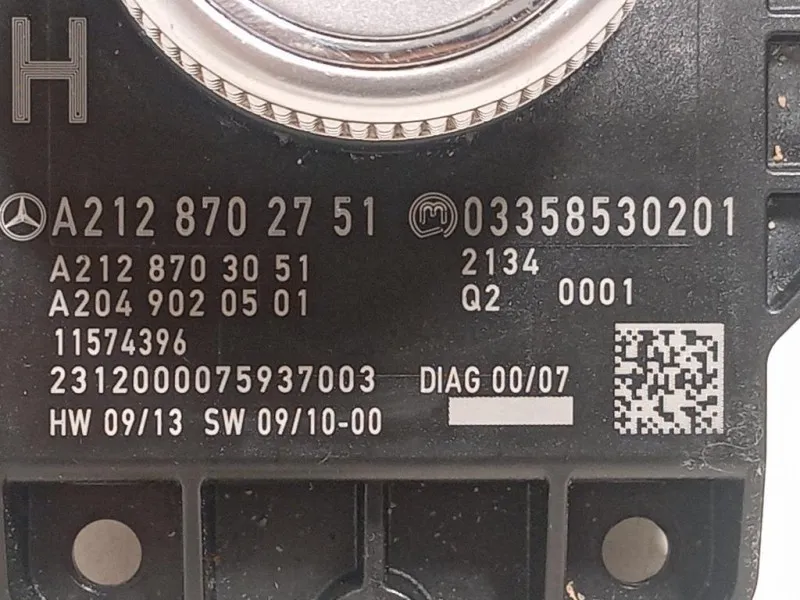 Pulsanti Comando Multifunzione A2128703051 Mercedes Classe E W212 2009