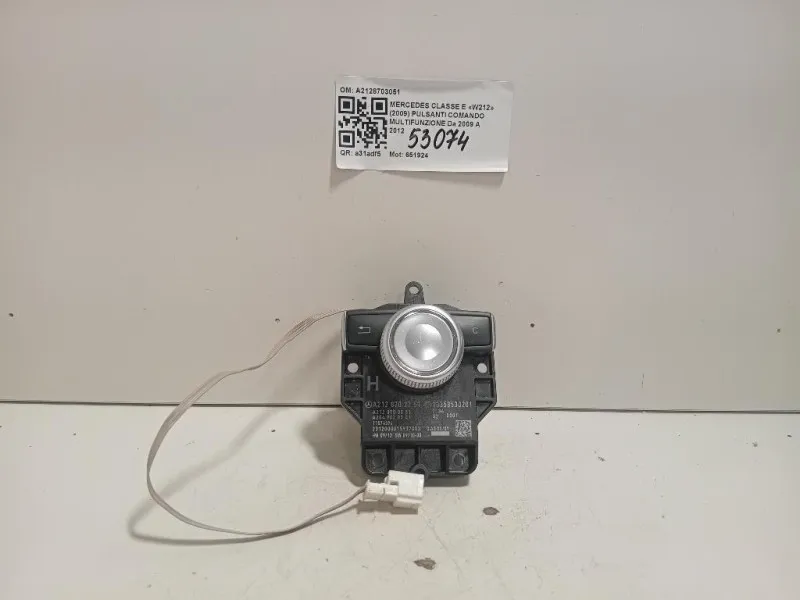 Pulsanti Comando Multifunzione A2128703051 Mercedes Classe E W212 2009