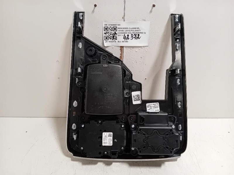 Pulsanti Comando Multifunzione A1669051151 Mercedes Classe ML W166 2012