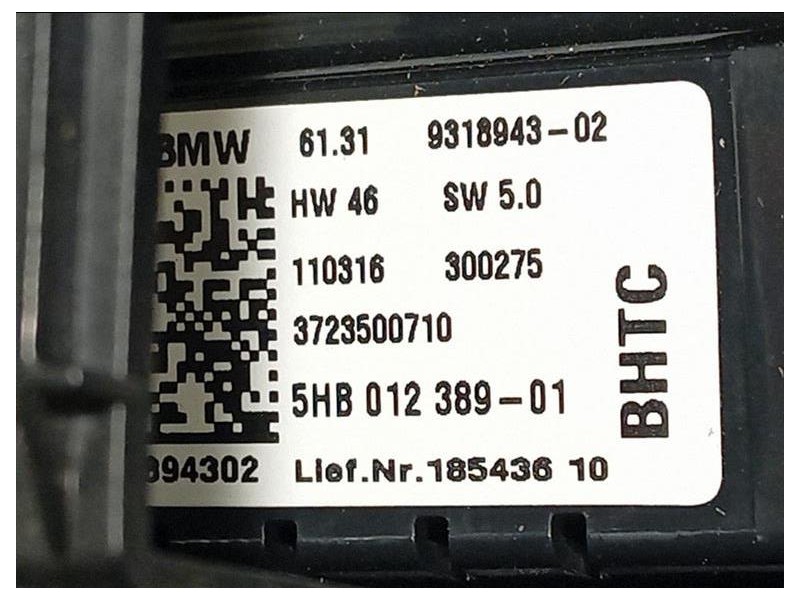 Pulsanti Comando Multifunzione 6131 9318943-02 Mini MINI Clubman F54 2019