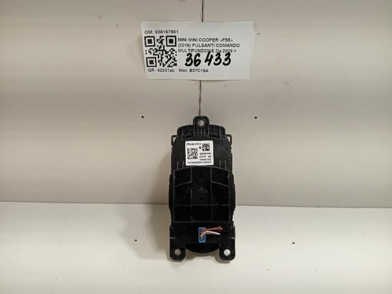 Pulsanti Comando Multifunzione 938167901 Mini MINI Cooper F55 2018