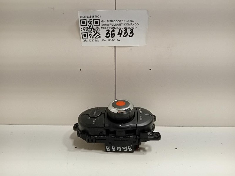 Pulsanti Comando Multifunzione 938167901 Mini MINI Cooper F55 2018