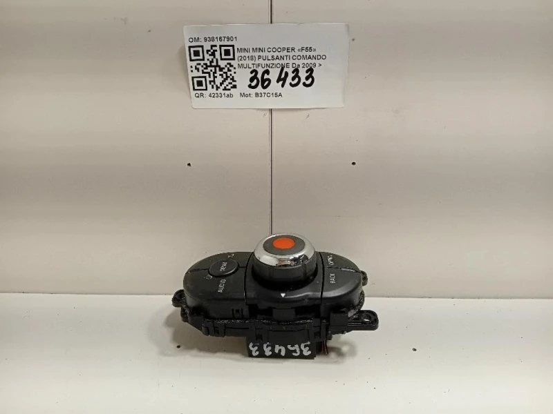 Pulsanti Comando Multifunzione 938167901 Mini MINI Cooper F55 2018