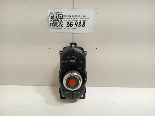 Pulsanti Comando Multifunzione 938167901 Mini MINI Cooper F55 2018