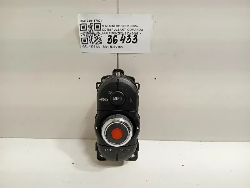 Pulsanti Comando Multifunzione 938167901 Mini MINI Cooper F55 2018