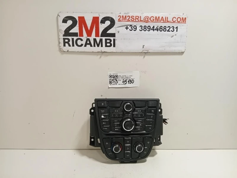 Pulsanti Comando Multifunzione 13337222 Opel Astra J 2010