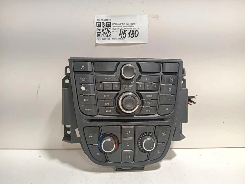 Pulsanti Comando Multifunzione 13337222 Opel Astra J 2010
