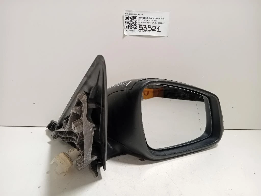 Retrovisore Esterno ANT DX 20202004 6 FILE Bmw Serie 1 F20 Berlina 2012