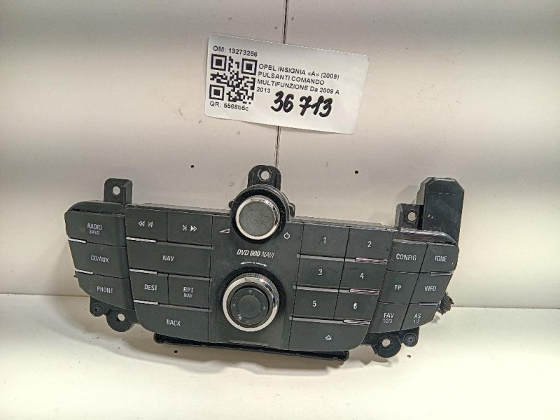 Pulsanti Comando Multifunzione 13273256 Opel Insignia A 2009